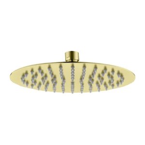 Regendusche Duschkopf Brause Kopfbrause Rainshower Gold gebürstet rund Ø30cm - Bild 1 von 3