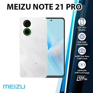 Teléfono Celular MEIZU Note 21 Pro Android (Blanco/8GB+256GB/Doble SIM/Desbloqueado) - Imagen 1 de 5