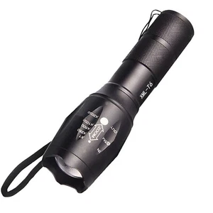 Torcia LED Torcia Polizia Militare Brillante Alta Potenza Impermeabile, Zoom Tattico - Foto 1 di 7