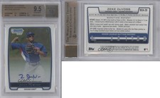 2012 Bowman Chrome Prospects Auto Zeke DeVoss #BCA-ZD BGS 9.5 GEM MINT Auto