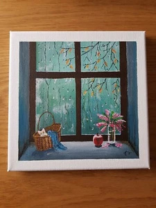Cuadro hecho a mano: Desde mi ventana - Imagen 1 de 1