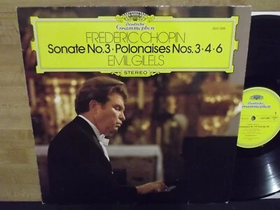 EMIL GILELS - CHOPIN (SONATE NO.3 /  POLONAISES 3.4.6) LP RARE 1979 DGG GERMANY - Image 1 of 4