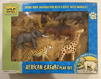 NEW Wild Republic African Safari Play Set (64091) 2002 - Image 1 of 4