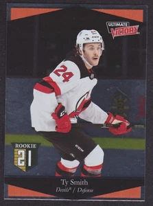 2020-21 Upper Deck ES Ultimate Victory #UV-31 Ty Smith Rookie New Jersey Devils - Picture 1 of 2