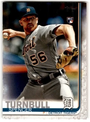 2019 Topps Spencer Turnbull Rookie #US276 Detroit Tigers - Image 1 of 2