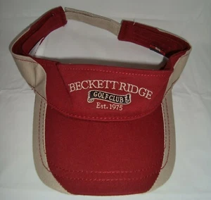 Beckett Ridge Golf Country Club Schirmmütze weinrot verstellbar Einheitsgröße - Bild 1 von 3