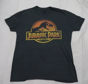 T-shirt Universal Studios uomo grigia Jurassic Park grafica taglia L grigio osare - Foto 1 di 3