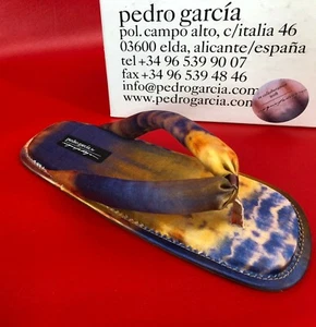 Sandalias chanclas Pedro García + Raquel Allegra Kaname kimono al atardecer tye 37 - Imagen 1 de 12