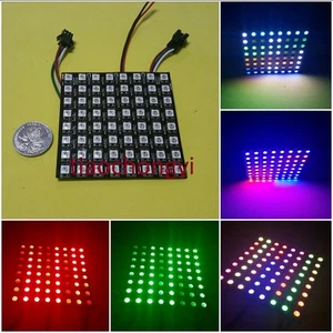8*8 Display Flexible LED Matrix WS2812B (8x8 Pixel) Vollfarb RGB Bildschirm 5V DC - Bild 1 von 4
