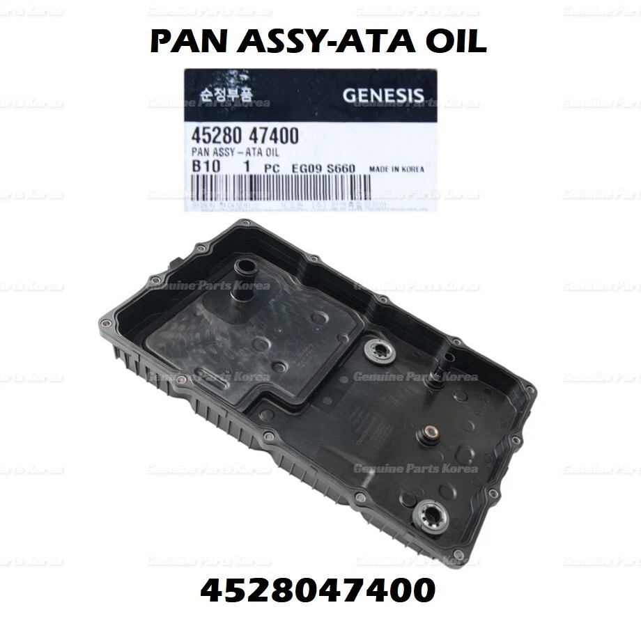 ⭐Genuino⭐ Cubierta de cárter de aceite de transmisión 4528047400 para Hyundai G70 Kia K900 Stinger Foto 1 de 4