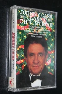 Johnny Cash Classic Christmas Cassette Tape Factory Sealed Brand New - Picture 1 of 6