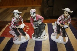 3 vintage 1957 Geo Z Lefton dancing figurines - Picture 1 of 14