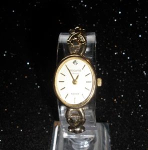 Diamond Accurist Gold Watch 9ct - Picture 1 of 14