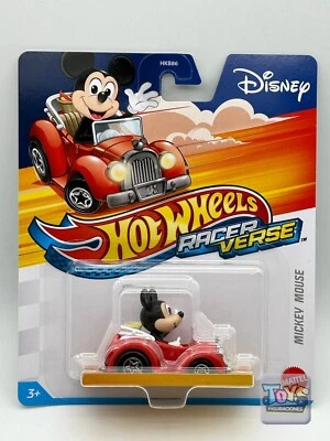 Hot Wheels Racer verse Disney Mickey Mouse Car-New - Image 1 of 4