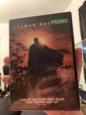 Batman Begins (DVD, 2005, Widescreen, PG-13) Rare Promo Copy Brand New Sealed  - Image 1 of 4