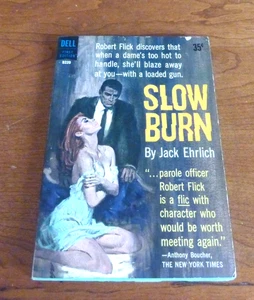 SLOW BURN 1961 JACK EHRLICH SULTRY BUST LADY WITH A LOADED GUN - Bild 1 von 2