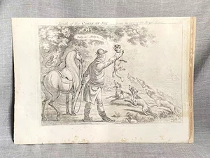 Antique 1803 Original Gillray Cartoon Etchings Prints Napoleonic War Images x 2 - Picture 1 of 21