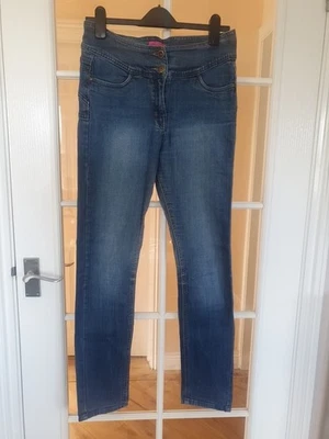 George High Waist Blue Skinny Jeans Size 12 - Image 1 of 4