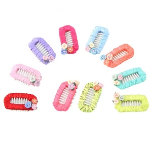 Pet Hair Clips 10Pcs Floral Hair Accessories for Dogs Soft Plastic & Stylish - Foto 1 di 6