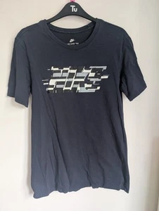 T-shirt Nike blu stampa grafica manica corta taglia S (T21) - Foto 1 di 6