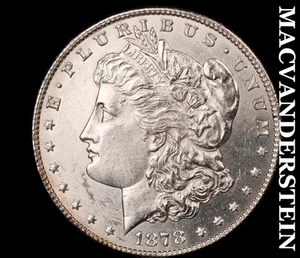 1878-S Morgan Dollar - Choice Gem Brilliant Uncirculated++++ Lustrous #D3706 - Picture 1 of 2