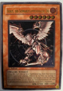 Yu-Gi-Oh! Horus der Schwarzflammendrache Lv6 SOD-DE007 Ultimate Rare 1. Auflage - Bild 1 von 4