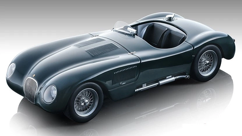 Tecnomodel JAGUAR C-TYPE PRESS VERSION 1953 BRITISH RACING GREEN 1:18 - Immagine 1 di 1