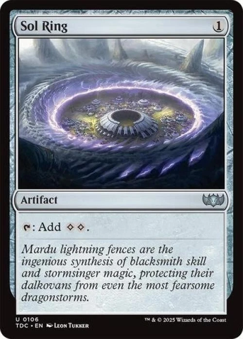 NM U - Sol Ring: Commander: Tarkir: Dragonstorm - Image 1 of 1