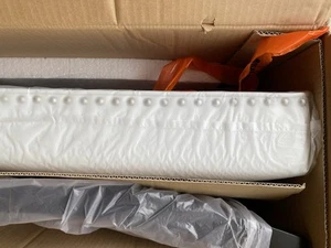 Modway Baronet Tufted Button Upholstered Fabric Counter Stool, White EE-3736-WHI - Picture 1 of 6