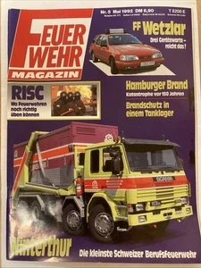 Feuerwehr Magazin Mai 1992 Winterthur RISC Wetzlar Hamburg Tanklager Großbrand - Bild 1 von 1