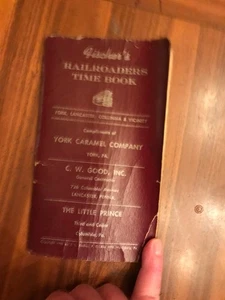 FISCHER'S RAILROADERS TIME BOOK 1946 J.L.FISCHER HARRISBURG PA, - Picture 1 of 4