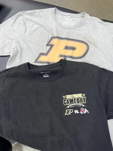 Purdue Boilermakers Fußball Trikot Lot grau schwarz Erwachsene M & L leicht gebraucht - Bild 1 von 8