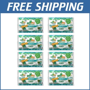 Organic Roasted Seaweed Snack with Sea Salt - Pack of 48 - 25 Calories Each - Picture 1 of 10