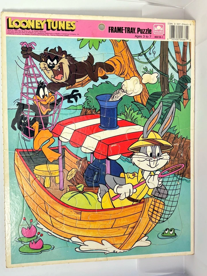 Looney Tunes Bugs Bunny & Friends Frame Tray Puzzle, Genuine Vintage Americana - Image 1 of 2