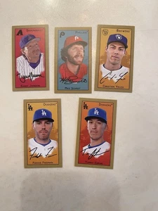 2025 Topps T205 Sweet Caporal Back Lot Of 5; Johnson, Freeman, Edman - Picture 1 of 2