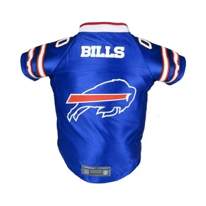 BUFFALO BILLS PERRO GATO PREMIUM JERSEY TELA DESLUMBRANTE ELIGE LA TALLA - Imagen 1 de 2