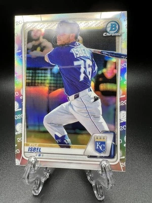 2020 Bowman Draft - Chrome Kyle Isbel #BD-182 Refractor (RC) - Image 1 of 2