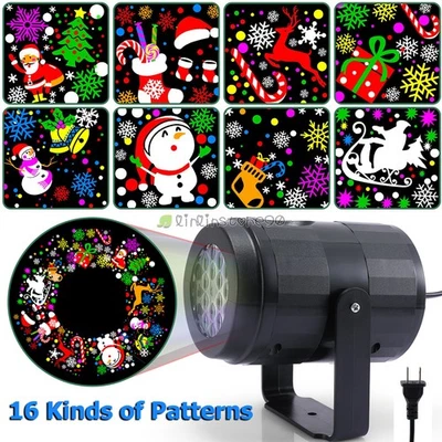 Halloween Christmas Projector LED Moving Laser Landscape Lamp Outdoor HD Effects - Image 1 of 4