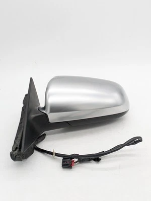 2006-2008 Audi A3 S линия левый водитель LH боковое зеркало двери серебро 8P OEM - Изображение 1 из 4