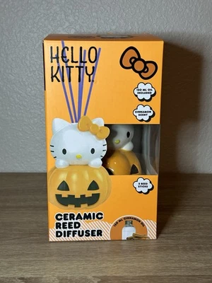 Hello Kitty Halloween Ceramic Reed Diffuser Vanilla Scent Sanrio - Image 1 of 4