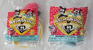 Juego de 2 juguetes de comida para niños Wendy’s Animaniacs 1998 - Imagen 1 de 12