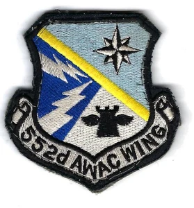 PATCH USAF 552ND AWACS WING TINKER AFB JT-54 - Bild 1 von 1