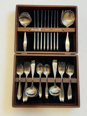 Servicio Lauffer Design 2 para 8 + cubiertos inoxidables para servir Foto 1 de 4