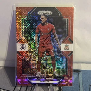 2022-23 Panini Prizm Premier League Darwin Nunez Red Mojo Prizm /99 Colour Match - Picture 1 of 3