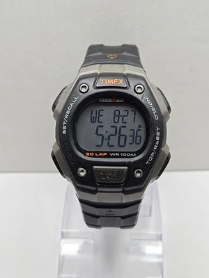 Reloj Timex Ironman Clásico 30 Vueltas 41mm Indiglo WR100M Nueva Batería Cuarzo Para Hombre Foto 1 de 4