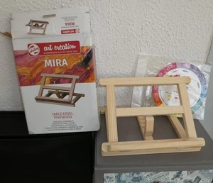 CHEVALET DE TABLE EN EPICEA TALENS ART CREATION MODELE MIRA + Roue chromatique - Photo 1/6