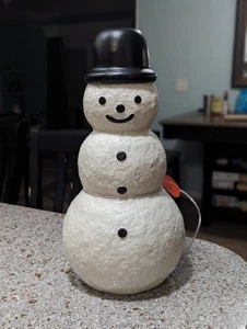 John Derian für Target 14" Schneemann beleuchtet Blasform - Bild 1 von 3