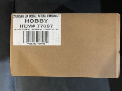 2013 Panini USA Baseball Box Set HOBBY CASE 10 Sets - 90 Auto & GU Schwarber RC - Image 1 of 4