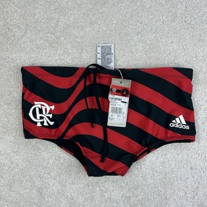 Neu adidas CR Flamengo Herren Sunga Fußball Futebol GC0172 Strand Badehose klein - Bild 1 von 12