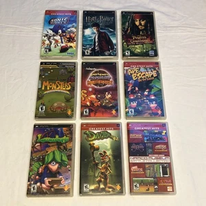 PSP VIDEOSPIEL KONVOLUT SONIC LEMMINGS DAXTER APE ESCAPE HARRY POTTER CAPCOM - Bild 1 von 6